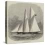 The New Schooner Yacht Livonia-Edwin Weedon-Stretched Canvas