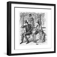 The New Science, 1887-George Du Maurier-Framed Giclee Print