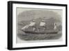 The New Screw Steam-Ship Cuba, of the Cunard Liverpool and New York Line-Edwin Weedon-Framed Giclee Print