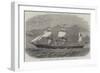 The New Screw Steam-Ship Cuba, of the Cunard Liverpool and New York Line-Edwin Weedon-Framed Giclee Print