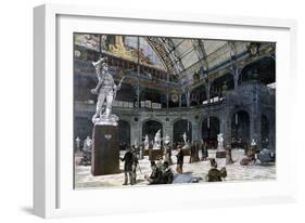 The New Sculpture Pavilion at the Palais De L'Industrie, 1892-Henri Meyer-Framed Giclee Print