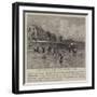 The New Sea-Wall at Filey, Formally Opened by Lord Herries on Tuesday-null-Framed Giclee Print