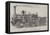 The New Seventy Miles an Hour Locomotive on the North-Western Railway-null-Framed Stretched Canvas