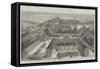 The New Sevres Porcelain Manufactory in the Park of St Cloud-null-Framed Stretched Canvas