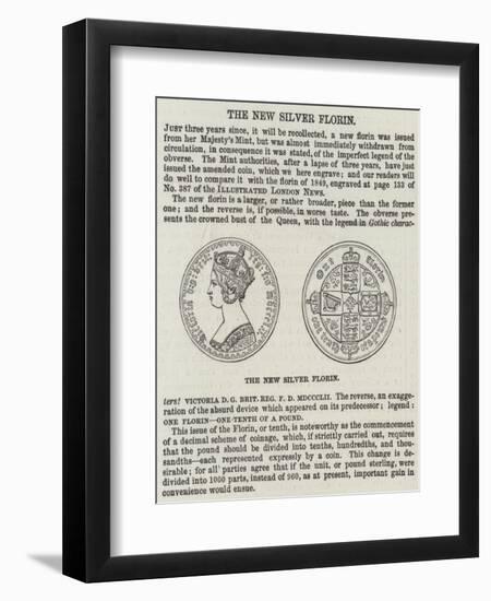 The New Silver Florin-null-Framed Premium Giclee Print