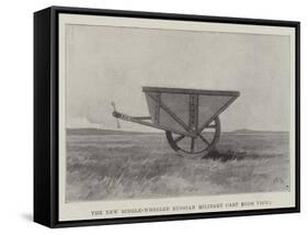 The New Single-Wheeled Russian Military Cart, Side View-Charles Auguste Loye-Framed Stretched Canvas