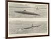 The New Spanish Submarine Torpedo-Vessel, El Peral, at Cadiz-null-Framed Giclee Print