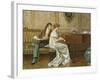 The New Spinet-George Goodwin Kilburne-Framed Giclee Print