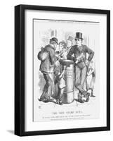 The New Stamp Duty, 1880-Joseph Swain-Framed Giclee Print