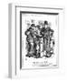 The New Stamp Duty, 1880-John Tenniel-Framed Giclee Print