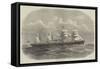 The New Steam-Ship Egypt-Edwin Weedon-Framed Stretched Canvas