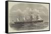 The New Steam-Ship Egypt-Edwin Weedon-Framed Stretched Canvas