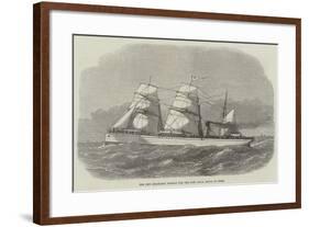The New Steam-Ship Othello for the Suez Canal Route to India-null-Framed Giclee Print
