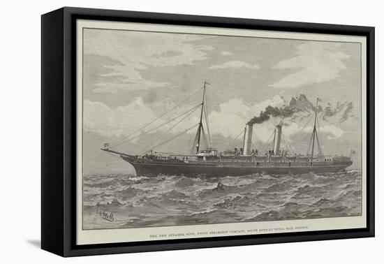 The New Steamer Scot, Union Steamship Company, South African Royal Mail Service-null-Framed Stretched Canvas