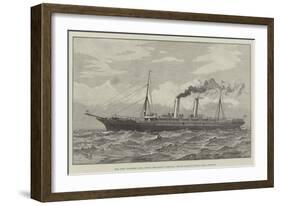 The New Steamer Scot, Union Steamship Company, South African Royal Mail Service-null-Framed Giclee Print