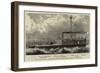 The New Steel Armour-Plated Turret-Ship, HMS Conqueror-null-Framed Giclee Print