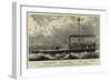 The New Steel Armour-Plated Turret-Ship, HMS Conqueror-null-Framed Giclee Print
