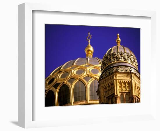 The New Synagogue, Granienburger Strasse, Berlin, Germany-Walter Bibikow-Framed Photographic Print