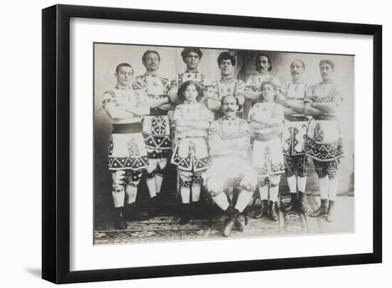 The New ten Fezzans Arabs (Troupe Abbas ben Abdallah) (1906) (Marocains)-null-Framed Giclee Print