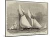 The New Thames Yacht Club Schooner-Match, Rounding the Mouse Light-Ship-Edwin Weedon-Mounted Giclee Print