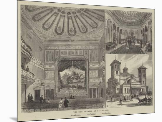 The New Theatre at Eastbourne-Frank Watkins-Mounted Giclee Print