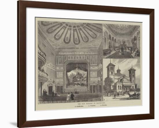 The New Theatre at Eastbourne-Frank Watkins-Framed Giclee Print