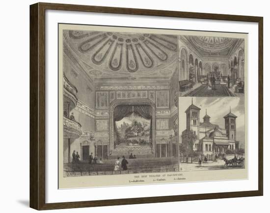 The New Theatre at Eastbourne-Frank Watkins-Framed Giclee Print