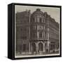 The New Theatre of the Vaudeville, Paris-null-Framed Stretched Canvas
