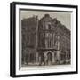 The New Theatre of the Vaudeville, Paris-null-Framed Premium Giclee Print