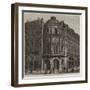 The New Theatre of the Vaudeville, Paris-null-Framed Giclee Print