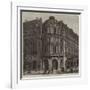 The New Theatre of the Vaudeville, Paris-null-Framed Giclee Print