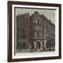 The New Theatre of the Vaudeville, Paris-null-Framed Giclee Print