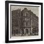 The New Theatre of the Vaudeville, Paris-null-Framed Giclee Print