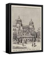 The New Theatre Royal and Opera House, Richmond-null-Framed Stretched Canvas