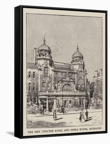 The New Theatre Royal and Opera House, Richmond-null-Framed Stretched Canvas