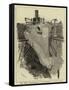 The New Torpedo-Ram Polyphemus in Dry Dock-William Lionel Wyllie-Framed Stretched Canvas