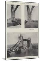 The New Tower Bridge, Opened 30 June-null-Mounted Giclee Print