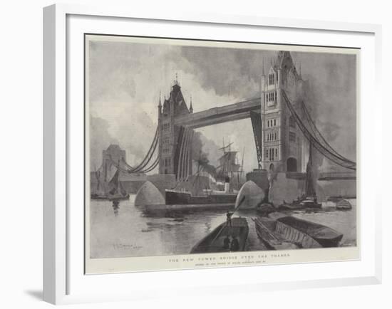 The New Tower Bridge over the Thames, Opened by the Prince of Wales, Saturday, 30 June-Henry Charles Seppings Wright-Framed Giclee Print