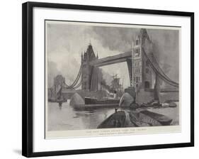 The New Tower Bridge over the Thames, Opened by the Prince of Wales, Saturday, 30 June-Henry Charles Seppings Wright-Framed Giclee Print