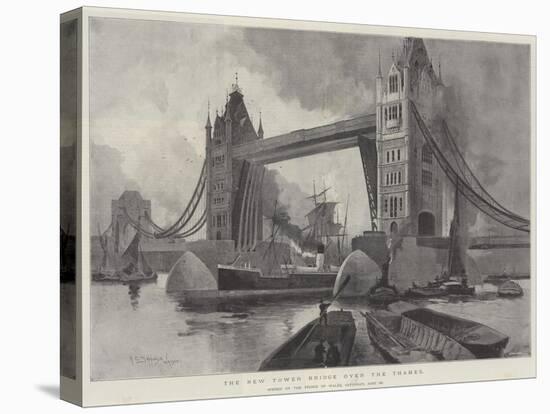 The New Tower Bridge over the Thames, Opened by the Prince of Wales, Saturday, 30 June-Henry Charles Seppings Wright-Stretched Canvas