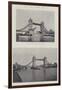 The New Tower Bridge-null-Framed Giclee Print