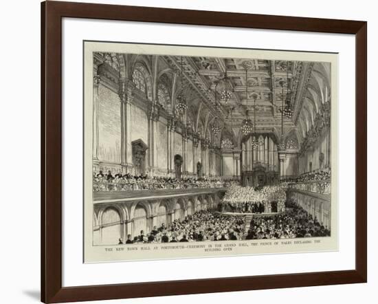 The New Town Hall at Portsmouth-null-Framed Giclee Print