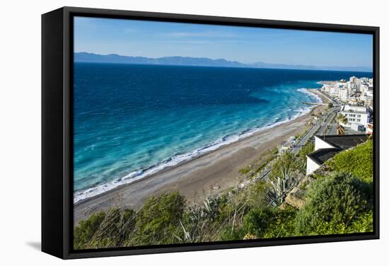 The New Town in the City of Rhodes, Rhodes, Dodecanese, Greek Islands, Greece, Europe-Michael Runkel-Framed Stretched Canvas