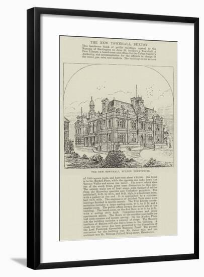 The New Townhall, Buxton, Derbyshire-null-Framed Giclee Print