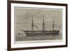 The New Training-Ship Shaftesbury, Stationed at Grays, Essex-null-Framed Giclee Print