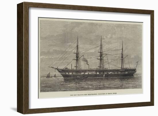 The New Training-Ship Shaftesbury, Stationed at Grays, Essex-null-Framed Giclee Print