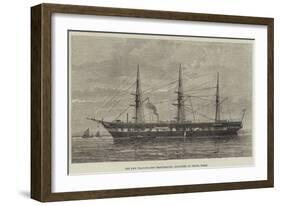 The New Training-Ship Shaftesbury, Stationed at Grays, Essex-null-Framed Giclee Print