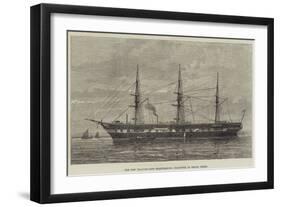 The New Training-Ship Shaftesbury, Stationed at Grays, Essex-null-Framed Giclee Print