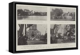 The New Treaty Between France and Siam, the Post at Chantaboun, to Be Evacuated by the French-null-Framed Stretched Canvas