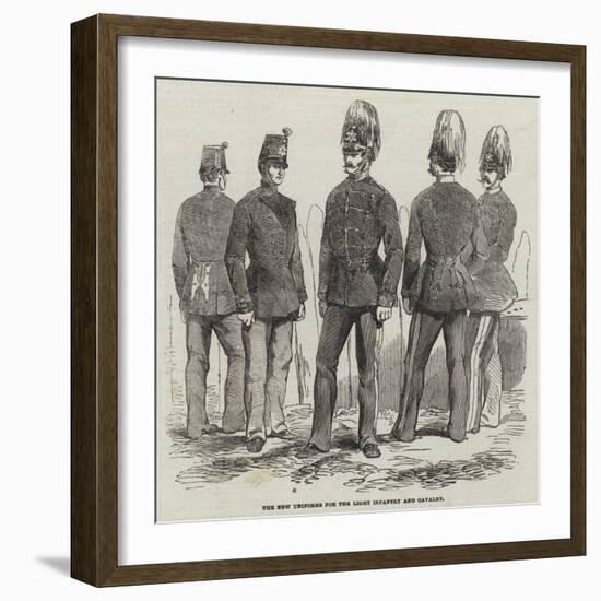 The New Uniforms for the Light Infantry and Cavalry-null-Framed Giclee Print